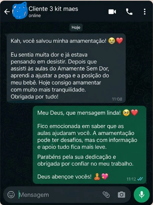 Relato real sobre amamentação