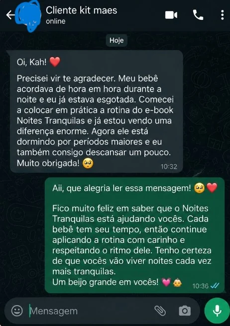Relato real sobre sono do bebê
